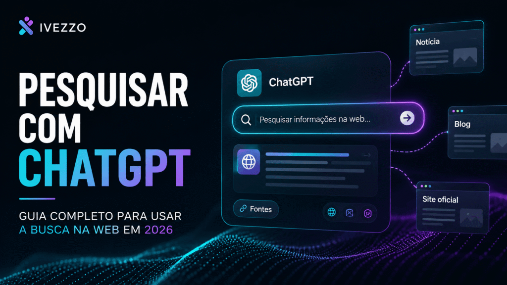 Como pesquisar no ChatGPT e usar a busca na web em 2026